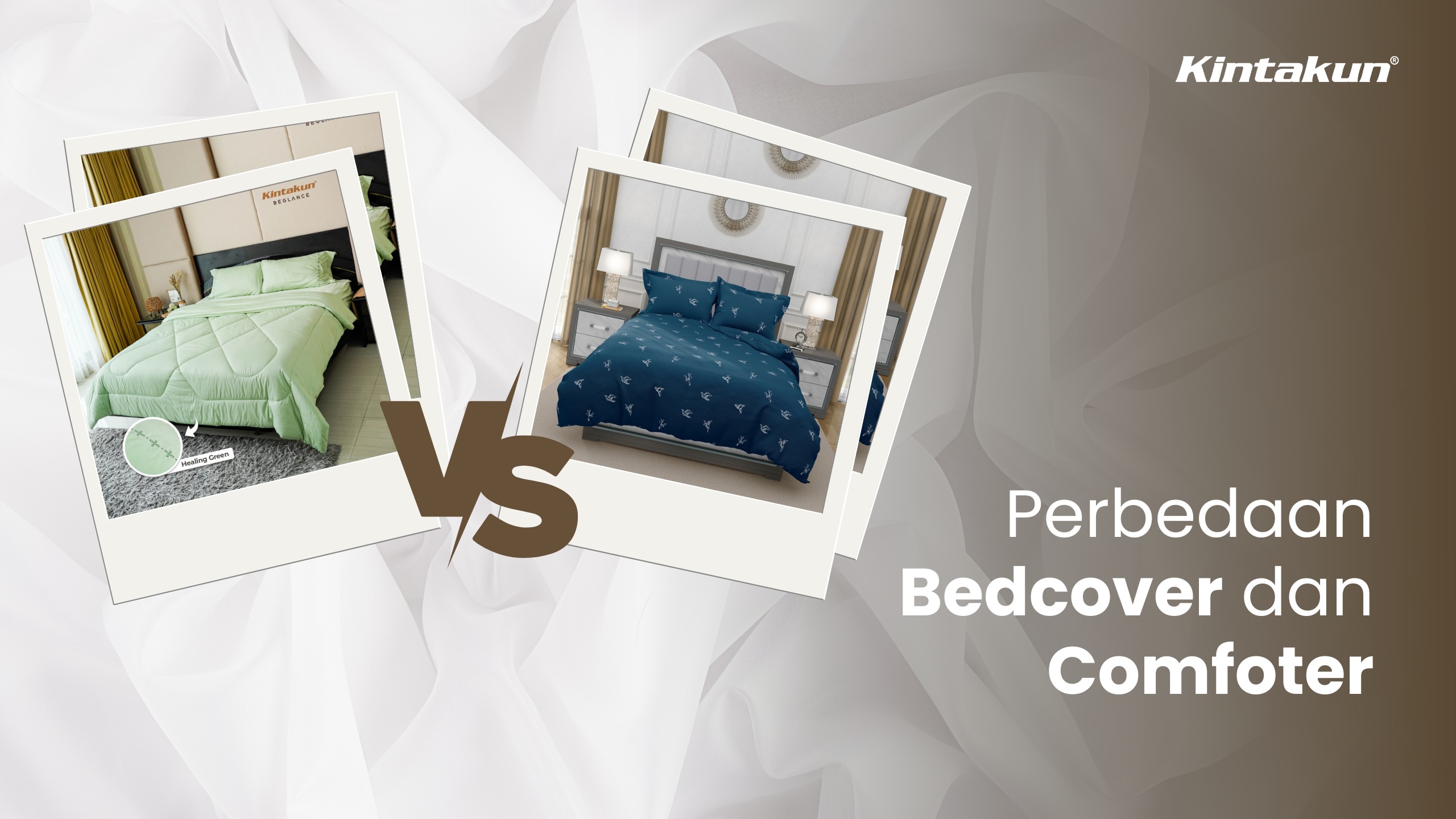 Perbedaan Bed Cover dan Comforter Kintakun Collections