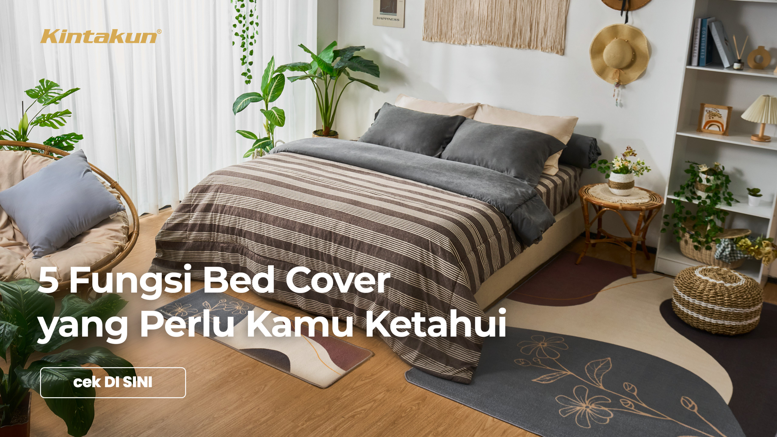 5 Fungsi Bed Cover yang Perlu Kamu Ketahui Kintakun