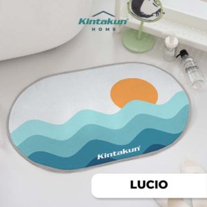 Kintakun Home Bathroom Mat Oval 40x60 LUCIO