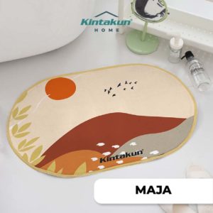 Kintakun Home Bathroom Mat Oval 40x60 MAJA