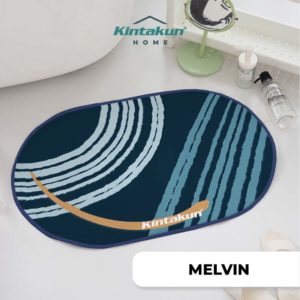 Kintakun Home Bathroom Mat Oval 40x60 MELVIN