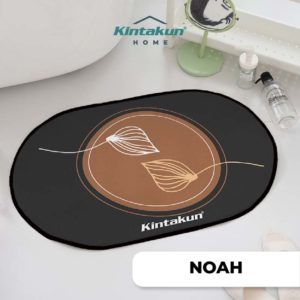 Kintakun Home Bathroom Mat Oval 40x60 NOAH