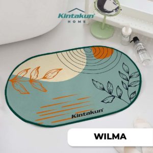 Kintakun Home Bathroom Mat Oval 40x60 WILMA