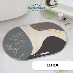 Kintakun Home Bathroom Mat Oval 40x60 EBBA