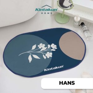Kintakun Home Bathroom Mat Oval 40x60 HANS