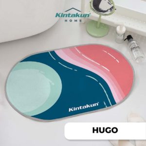 Kintakun Home Bathroom Mat Oval 40x60 HUGO