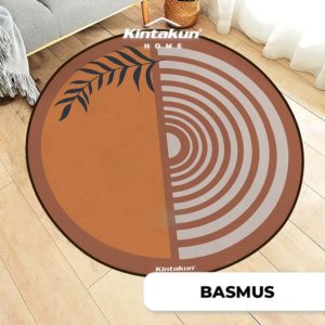 Kintakun Home Round Carpet 100cm BASMUS