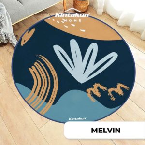 Kintakun Home Round Carpet 100cm MELVIN