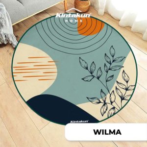 Kintakun Home Round Carpet 100cm WILMA