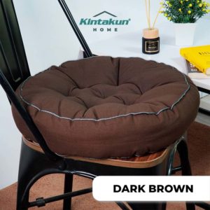 DARK BROWN Alas Duduk Bulat WN