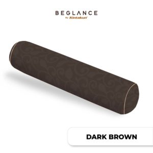 DARK BROWN BEGLANCE Microfiber Bolster WN