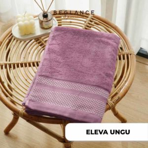 ELEVA UNGU BEGLANCE Bath Towel Bamboo Cotton DSC1455 WN