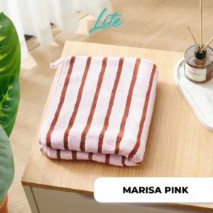MARISA LITE Bath Towel Coral 35 x 75cm PINK DSC3943 WN