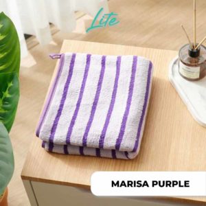 MARISA LITE Bath Towel Coral 35 x 75cm PURPLE DSC3942 WN