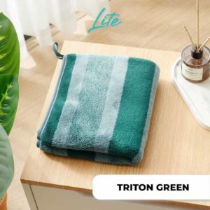 TRITON LITE Bath Towel Coral 35 x 75cm GREEN DSC3940 WN