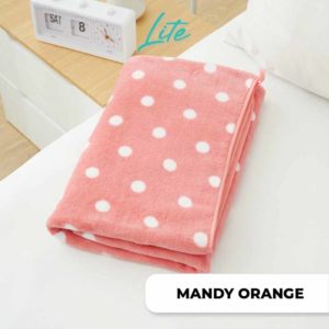 MANDY LITE Bath Towel Coral ORANGE DSC1320 WN