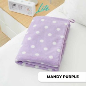 MANDY LITE Bath Towel Coral PURPLE DSC1323 WN