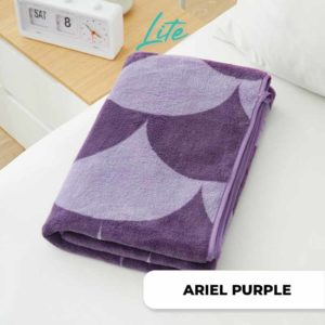 ARIEL LITE Bath Towel Coral PURPLE DSC1299 WN