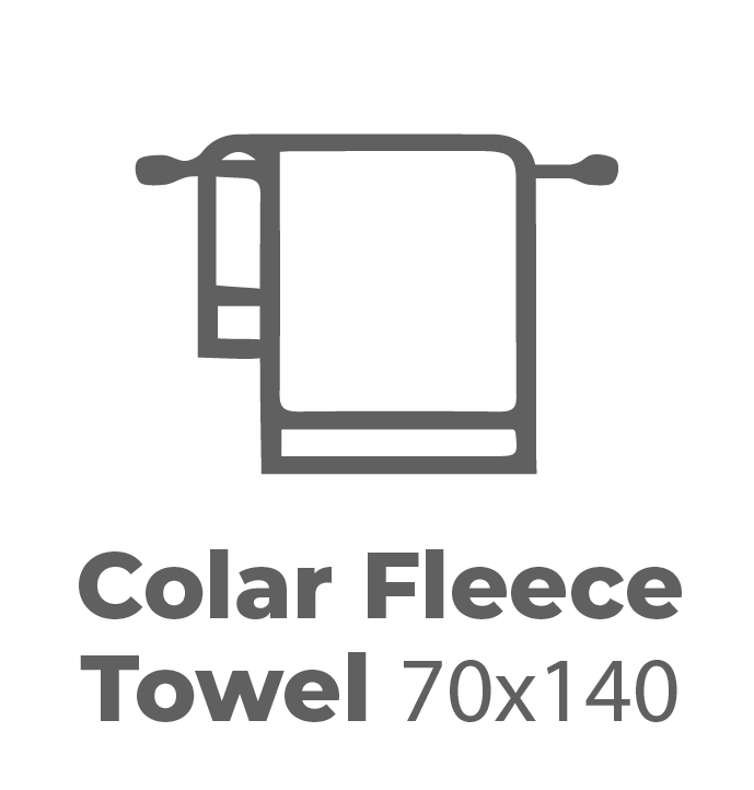 Icon Colar Fleece Towel 70x140