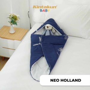 NEO HOLLAND BABY Blanket Hoodie DSC1078 WN