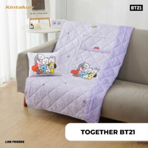 TOGETHER BT21 Pillow Blanket BT21 DSC0808 WN