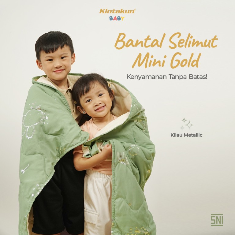 Infografis Bantal Selimut Gold Baby 1