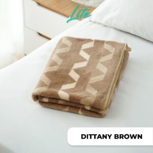 DITTANY BROWN LITE Bath Towel Coral 70 x 140cm WN