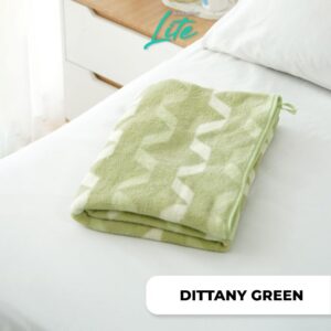 DITTANY GREEN LITE Bath Towel Coral 70 x 140cm WN