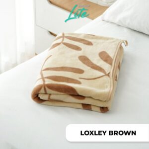 LOXLEY BROWN LITE Bath Towel Coral 70 x 140cm WN