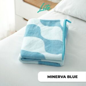 MINERVA BLUE LITE Bath Towel Coral 70 x 140cm WN