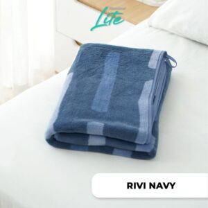 RIVI NAVY LITE Bath Towel Coral 70 x 140cm WN