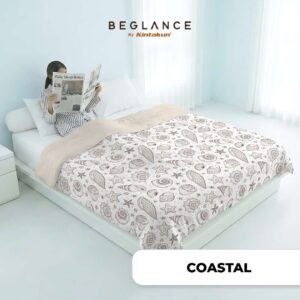 COASTAL WHISPER Printed Cooling Blanket