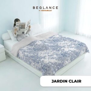 JARDIN CLAIR Printed Cooling Blanket