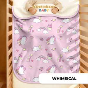 WHIMSICAL BABY Blanket Sherpa Printed