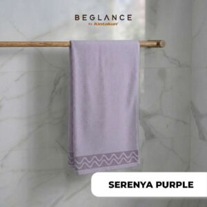 SERENYA PURPLE BEGLANCE Bath Towel Cotton Essential