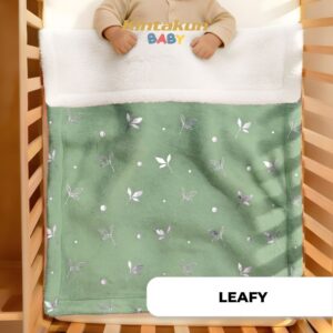 LEAFY Baby Sherpa Blanket