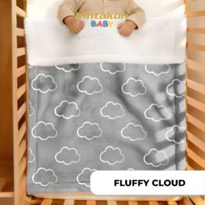 FLUFFY CLOUD Baby Sherpa Blanket